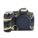 For Canon EOS R7 Soft Silicone Protective Case (Camouflage)