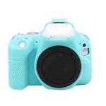 For Canon EOS 250D Soft Silicone Protective Case (Blue)