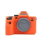 For Sony  A7S III / A7S3 Soft Silicone Protective Case(Orange)