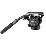 Fotopro MH-6S Aluminum Alloy Heavy Duty Video Camera Tripod Action Fluid Drag Head with Sliding Plate (Black)