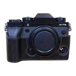 For FUJIFILM X-T5 1/4 inch Thread PU Leather Camera Half Case Base (Black)