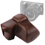 Full Body Camera PU Leather Case Bag with Strap for Sony NEX 5N / 5R / 5T  (16-50mm / 18-55mm Lens)(Coffee)