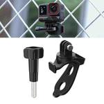 Sunnylife Action Camera Flexible Mount 360 Strap Wrap Band Mount Bike Tube Clip Holder (Black)