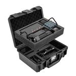 For Insta360 X5 / X4 STARTRC Combination Lock Waterproof PP Dual-layer Suitcase Storage Box (Black)