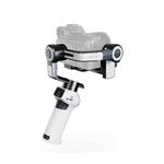 MOZA AirCross S 3 Axis Foldable Handheld Gimbal Stabilizer for DSLR Cameras and Smart Phone (White)