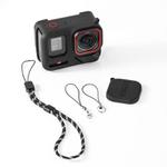 For Insta360 Ace Pro 2 STARTRC Body Silicone Case with Lens Cap & Lanyard (Black)