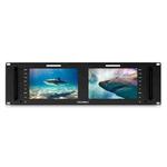 FEELWORLD D71 PLUS-H Dual 7 inch 3RU Rackmount Monitor 4K HDMI 1920 x 1200 IPS Monitor (EU Plug)