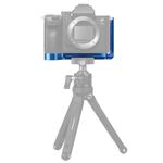 Camera Handle Quick Release L Plate for Sony A7III / A9 (Blue)