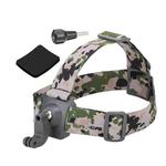 Sunnylife TD672 360 Rotation Adjustable Head Strap Vlog POV Mount Belt for GoPro, Insta360, DJI Osmo Action and Other Action Cameras (Camouflage)