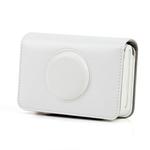 Solid Color PU Leather Case for Polaroid Snap Touch Camera (White)