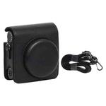 For Fujifilm Instax mini 99 Full Body Camera PU Leather Case Bag with Strap (Black)