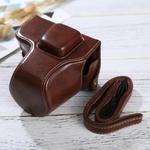 Full Body Camera PU Leather Case Bag with Strap for Olympus EPL7 / EPL8 (Coffee)