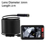 P20 4.3 Inch Screen Display HD1080P Inspection Endoscope with 8 LEDs, Length: 2m, Lens Diameter: 8mm, Mild Line