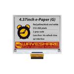 Waveshare 4.37 inch 512 x 368 Pixel Red Yellow Black White E-Paper (G) Raw Display Panel