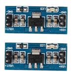 2 PCS 6.0V - 12V to 5V AMS1117 Power Supply Module for Arduino