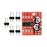LDTR - B0001 Dual H-bridge Motor Driver Module 2 -10V Over-heat Protection / PWM Speed Adjustment for Arduino - Red