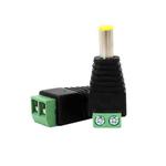 LDTR - PJ0006 Female + Male DC Power Connector for Video - Black