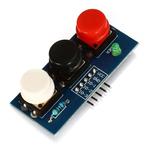LDTR - Key3 3 - 6V Independent Key Touch Button Module External Keyboard with LED Power Indicator