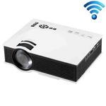 UC68 1200 Lumens HD 800 x 480 Digital LED Projector with Remote Control, Support USB / SD / VGA / HDMI(White)