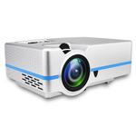 VS313 120ANSI Lumens HD1920*1080P LED+LCD Technology Smart Projector, Support AV / HDMI / TF Card / USB / VGA / TV(Silver)