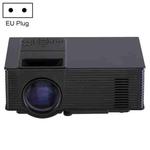 VS-314 Mini Projector 1500ANSI LM LED 800x480 WVGA Multimedia Video Projector, Support VGA / HDMI / USB / TF Card / AV /TV Interfaces, Projecting Distance: 1.2-5m(Black)