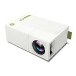 YG310 400LM Portable Mini Home Theater LED Projector with Remote Controller, Support HDMI, AV, SD, USB Interfaces (White)