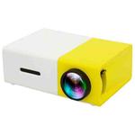 YG300 400LM Portable Mini Home Theater LED Projector with Remote Controller, Support HDMI, AV, SD, USB Interfaces, (Built-in 1300mAh Lithium battery)(Yellow)