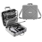 For DJI Air 3 / Air 3S / Avata 2 STARTRC Dual-Drone Shoulder Storage Bag PU Handbag (Grey)