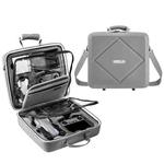 For DJI Air 3 / Air 3S / Mini 4 Pro STARTRC Dual-Drone Shoulder Storage Bag PU Handbag (Grey)