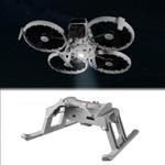 For DJI Flip STARTRC LED Light Folding Heightened Landing Gear Training Rack (Grey)