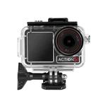 For DJI Osmo Action 5 Pro / 3 / 4 60m Underwater Waterproof Housing Diving Case (Transparent)