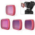 4 PCS PGYTECH P-18C-014 ND/PL Profession Diving Color Lens Filter for DJI Osmo Pocket