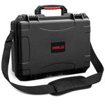 For DJI Avata 2 STARTRC M2 ABS Waterproof Shockproof Suitcase Storage Box (Black)