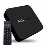 MXQ 4K Full HD Media Player RK3229 Quad Core KODI Android 9.0 TV Box with Remote Control, RAM: 1GB, ROM: 8GB, Support HDMI, WiFi, Miracast, DLNA(Black)