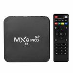 MXQ Pro 5G 4K UCD 3840 x 2160 Full HD Media Player RK3229 Quad Core KODI Android 12.0 TV Box with Remote Control, 8GB+128GB, Support HDMI, WiFi, Miracast, DLNA(US Plug)