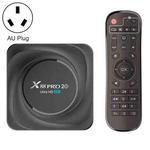 X88 Pro 20 4K Smart TV BOX Android 11.0 Media Player with Infrared Remote Control, RK3566 Quad Core 64bit Cortex-A55 up to 1.8GHz, RAM: 8GB, ROM: 64GB, Support Dual Band WiFi, Bluetooth, Ethernet, AU Plug