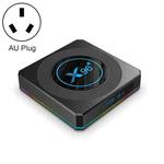 X96 X4 8K Smart TV BOX Android 11.0 Media Player with Remote Control, Amlogic S905X4 Quad Core ARM Cortex A55, RAM: 4GB, ROM: 32GB, Support 1000M, Dual Band WiFi, Bluetooth, AU Plug