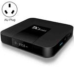 TX3 Mini 4K*2K Display HD Smart TV BOX Player with Remote Controller, Android 7.1 OS Amlogic S905W up to 2.0 GHz, Quad core ARM Cortex-A53, RAM: 2GB DDR3, ROM: 16GB, Supports WiFi & TF & AV In & DC In, AU Plug(Black)