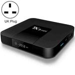TX3 Mini 4K*2K Display HD Smart TV BOX Player with Remote Controller, Android 7.1 OS Amlogic S905W up to 2.0 GHz, Quad core ARM Cortex-A53, RAM: 2GB DDR3, ROM: 16GB, Supports WiFi & TF & AV In & DC In, UK Plug(Black)