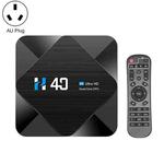H40 6K HDR Smart TV BOX Android 10.0 Media Player with Remote Control, Quad Core Allwinner H616, RAM: 2GB, ROM: 16GB, 2.4GHz/5GHz WiFi, AU Plug