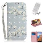 3D Painting  Pattern Coloured Drawing Horizontal Flip Leather Case for Xiaomi Redmi 7A, with Holder & Card Slots & Wallet(Mognolia)