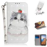 3D Painting Pattern Coloured Drawing Horizontal Flip Leather Case for Xiaomi Redmi K20 / K20 Pro, with Holder & Card Slots & Wallet(Cute Cat)