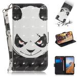 3D Painting Pattern Coloured Drawing Horizontal Flip Leather Case with Holder & Card Slots & Wallet for Huawei P20 Lite(2019) / Nova 5i(Angry Bear)