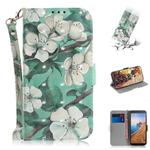 3D Painting Pattern Coloured Drawing Horizontal Flip Leather Case with Holder & Card Slots & Wallet for Huawei P20 Lite(2019) / Nova 5i(Watercolor Flower)