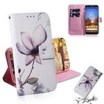 Painting Pattern Coloured Drawing Horizontal Flip Leather Case with Holder & Card Slots & Wallet for Google Pixel 3a XL(Magnolia)