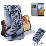 Painting Pattern Coloured Drawing Horizontal Flip Leather Case with Holder & Card Slots & Wallet for Xiaomi Redmi 7A(Tiger)