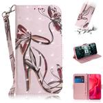 3D Painting Pattern Coloured Drawing Horizontal Flip Leather Case with Holder & Card Slots & Wallet For Huawei nova 4(Butterfly High Heels)