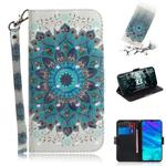 3D Painting Pattern Coloured Drawing Horizontal Flip Leather Case with Holder & Card Slots & Wallet For Huawei P Smart (2019) / Honor 10 Lite(Paecock)