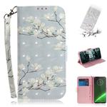 3D Painting Pattern Coloured Drawing Horizontal Flip Leather Case with Holder & Card Slots & Wallet For Motorola Moto G7 / Moto G7 Plus(Mognolia)