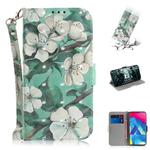 3D Painting Pattern Coloured Drawing Horizontal Flip Leather Case with Holder & Card Slots & Wallet For Galaxy M10(Watercolor Flower)